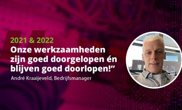 Onze werkzaamheden zijn goed doorgelopen én blijven goed doorlopen!